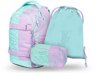 BAAGL SET 3 Skate Max Sweet: backpack, pencil case, GRS bag - School Set