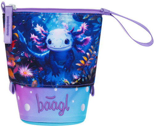 BAAGL Schulmäppchen Buntstiftbox Axolotl GRS - Schlampermäppchen - Hauptbild