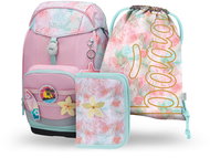 BAAGL SET 3 Airy Plus Sunset: Rucksack, Federtasche, Beutel - Schulset