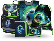 BAAGL SET 5 Ergo Fotbal Hráč: aktovka, penál, sáček, zástěra, peněženka - School Set