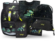 BAAGL SET 5 Airy Traktor: batoh, penál, sáček, zástěra, peněženka GRS - School Set