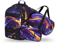 BAAGL SET 3 Skate Vibe: backpack, pencil case, sports bag GRS - School Set