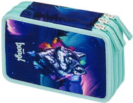 BAAGL Školní penál třípatrový Aurora GRS - Pencil Case