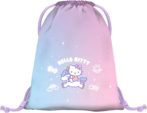 BAAGL Předškolní sáček Hello Kitty Unicorn GRS - Shoe Bag - Main image