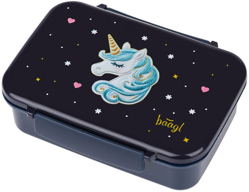BAAGL Box na svačinu s přihrádkami Unicorn Gold - Lunch Box - Main image
