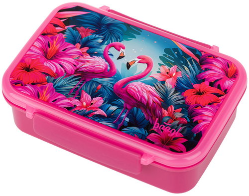BAAGL Box na svačinu s přihrádkami Flamingo - Lunch Box - Main image