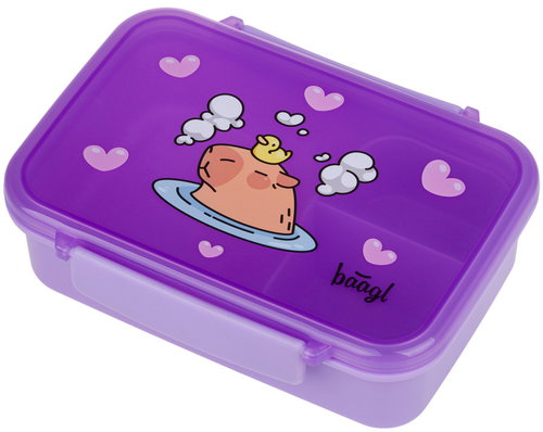 BAAGL Box na svačinu s přihrádkami Kapybara - Lunch Box - Main image
