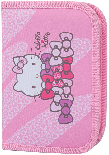 BAAGL Školní penál jednopatrový Hello Kitty Sweet Leopard GRS - Pencil Case - Main image