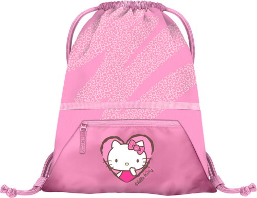 BAAGL Sáček s kapsou Hello Kitty Sweet Leopard GRS - Drawstring Bag - Main image