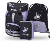 BAAGL SET 3 Airy Kuromi Fortune Dream: Rucksack, Federmäppchen, Beutel GRS - Schulset