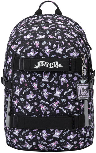 BAAGL Školní batoh Skate Kuromi Black GRS - Iskolai hátizsák - Fő fotó