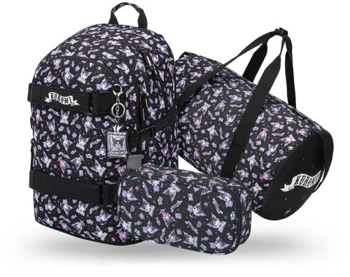 BAAGL SET 3 Skate Kuromi Black: batoh, penál, sportovní taška GRS - School Set - Main image
