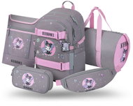 BAAGL SET 5 Skate Kuromi Grey: batoh, penál, sportovní taška, ledvinka, obal na notebook GRS - School Set