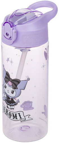 BAAGL Tritanová láhev na pití s brčkem Kuromi  Fortune Dream, 500 ml - Drinking Bottle - Main image