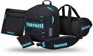 BAAGL SET 5 Skate Fortnite Blue: batoh, sportovní taška, ledvinka, obal na notebook, peněženka GRS - School Set