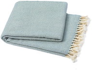 Balkan's wool blanket Marina merino, sea blue green - Blanket