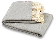 Balkan wool blanket Elma III - silver grey - Blanket