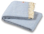 Balkan wool blanket Elma VI - ice blue - Blanket