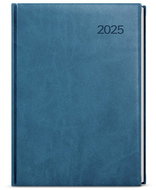 Baloušek Print Diary Ctirad - Vivella - A5 - petrol - 2025, 14,3 × 20,5 cm - Planner