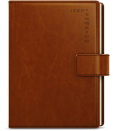 Baloušek Print Diary Ctirad with die-cut - Manager - A5 - brown - 2025, 14,3 × 20,5 cm - Planner