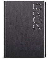 Baloušek Print Diary David - ForMen - A5 - Black - 2025, 14,3 × 20,5 cm - Planner