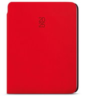 Baloušek Print Diary David - Softy - A5 - red - 2025, 14,3 × 20,5 cm - Planner