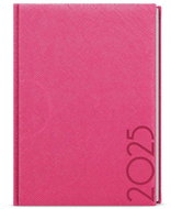 Baloušek Print Diary David - Tora - A5 - pink - 2025, 14,3 × 20,5 cm - Planner