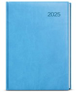 Baloušek Print Diary David - Vivella - A5 - light blue - 2025, 14,3 × 20,5 cm - Planner