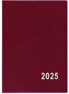 Baloušek Print Monthly diary Agnes - PVC - burgundy - 2025, 7 × 10 cm - Planner