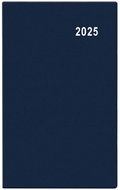 Baloušek Print Monthly diary Diana - PVC - blue - 2025, 9 × 17 cm - Planner