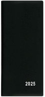 Baloušek Print Monthly diary Xenie - PVC - black - 2025, 7,9 × 17,9 cm - Planner