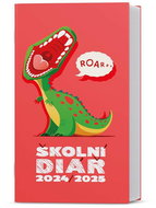 Baloušek Print Weekly diary Kamil - laminated - T-rex - 2025, 9 × 15 cm - Planner