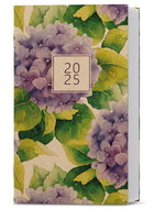 Baloušek Print Weekly diary Alois - kraft - hydrangea - 2025, 9 × 15 cm - Planner
