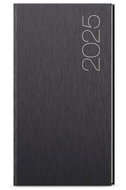 Baloušek Print Weekly diary Jakub - ForMen - pocket - Black - 2025, 7,5 × 15 cm - Planner