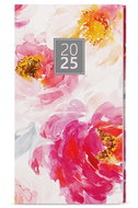 Baloušek Print Weekly diary Jakub - Lamino - pocket - flowers - 2025, 7,5 × 15 cm - Planner