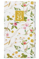Baloušek Print Weekly diary Jakub - Lamino - pocket - meadow - 2025, 7,5 × 15 cm - Planner