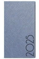 Baloušek Print Weekly diary Jakub - Tora - pocket - blue-grey - 2025, 7,5 × 15 cm - Planner