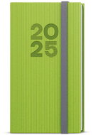 Baloušek Print Weekly diary Jakub - Vigo - pocket - green - 2025, 7,5 × 15 cm - Planner
