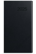 Baloušek Print Weekly diary Jakub - Vivella - pocket - black - 2025, 7,5 × 15 cm - Planner