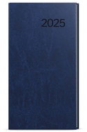 Baloušek Print Weekly diary Jakub - Vivella - pocket - blue - 2025, 7,5 × 15 cm - Planner