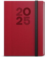 Baloušek Print Weekly diary Oskar - Vigo - A5 - red - 2025, 14,3 × 20,5 cm - Planner