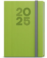 Baloušek Print Weekly diary Oskar - Vigo - A5 - green - 2025, 14,3 × 20,5 cm - Planner
