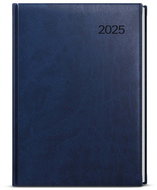 Baloušek Print Weekly diary Oskar - Vivella - A5 - blue - 2025, 14,3 × 20,5 cm - Planner