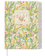 Baloušek Print Weekly diary Student - V8 - laminated - pocket - Flower - 2025, 10 x 13,5 cm - Planner