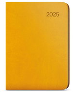 Baloušek Print Weekly diary Zoro - Vivella - A5 - ochre - 2025, 14,3 × 20,5 cm - Planner