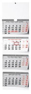 Baloušek Print Four Months - folded 2025, 29,2 × 90 cm - Wall Calendar