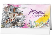 Baloušek Print Monthly calendar (monthly calendar) 2025, 30 × 15 cm - Desk Calendar
