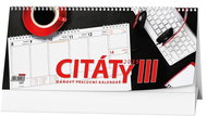 Baloušek Print Work calendar Quotes III 2025, 32 × 14 cm - Desk Calendar