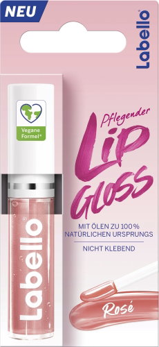 Labello Lip Gloss Rosé 5.5ml - Lip Balm - Main image