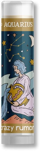 CRAZY RUMORS Zodiac Aquarius/Aquarius Lip Balm 4,4 ml - Lip Balm - Main image